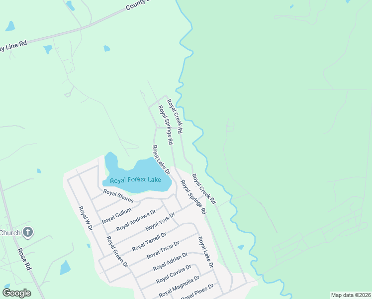 map of restaurants, bars, coffee shops, grocery stores, and more near 13085 Royal Creek Road in Conroe