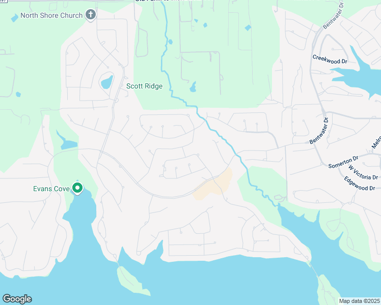 map of restaurants, bars, coffee shops, grocery stores, and more near 75 Bent Tree Lane in Montgomery