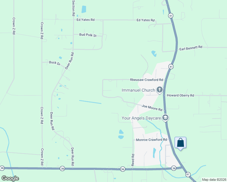 map of restaurants, bars, coffee shops, grocery stores, and more near 36276 Rheusaw Crawford Road in Pearl River