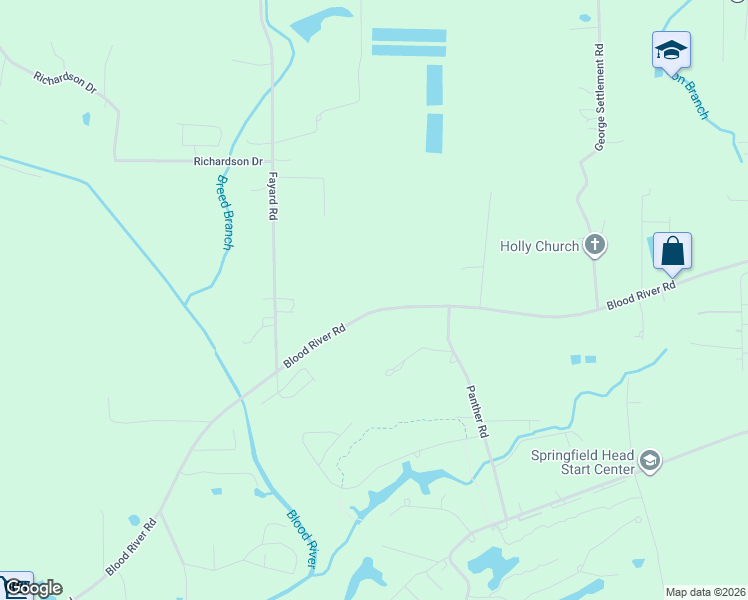 map of restaurants, bars, coffee shops, grocery stores, and more near 30132 Highway 22 in Springfield