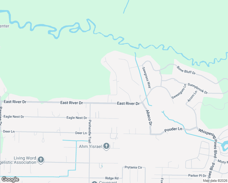 map of restaurants, bars, coffee shops, grocery stores, and more near 2573 Hartman Court in Navarre