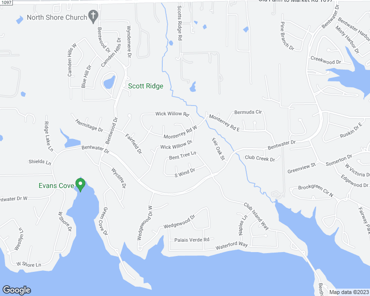 map of restaurants, bars, coffee shops, grocery stores, and more near 159 Wick Willow Drive in Montgomery