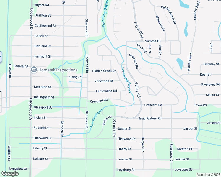 map of restaurants, bars, coffee shops, grocery stores, and more near 6846 Fernandina Road in Navarre