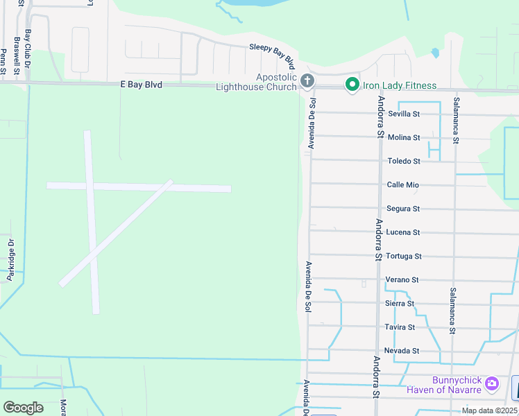 map of restaurants, bars, coffee shops, grocery stores, and more near 2517 Avenida De Sol in Navarre