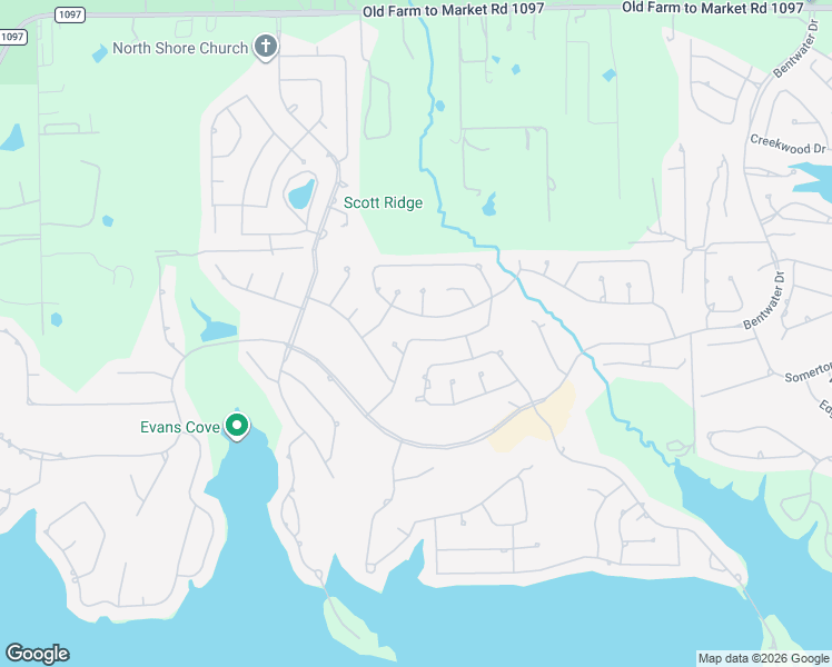 map of restaurants, bars, coffee shops, grocery stores, and more near 106 Wick Willow Drive in Montgomery