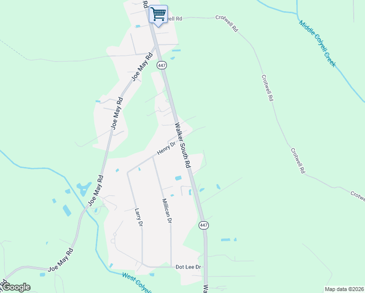 map of restaurants, bars, coffee shops, grocery stores, and more near 24605 Walker South Road in Denham Springs