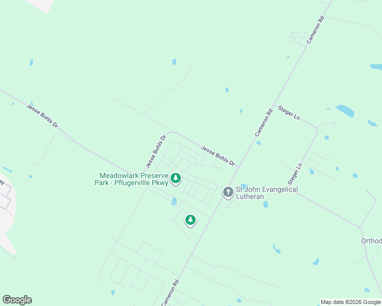 map of restaurants, bars, coffee shops, grocery stores, and more near 8296 Jesse Bohls Drive in Manor