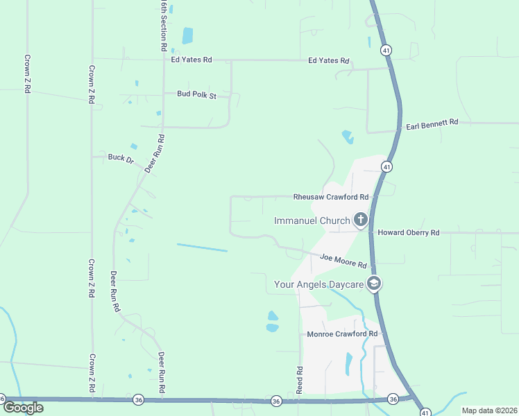 map of restaurants, bars, coffee shops, grocery stores, and more near 36276 Rheusaw Crawford Road in Pearl River
