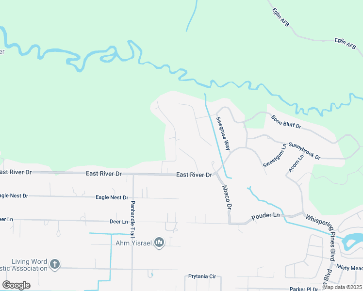 map of restaurants, bars, coffee shops, grocery stores, and more near 9299 Plano Court in Navarre