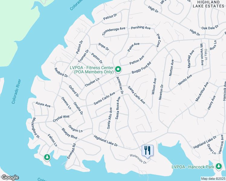 map of restaurants, bars, coffee shops, grocery stores, and more near 21500 Twain Cove in Leander