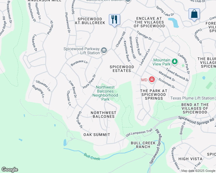 map of restaurants, bars, coffee shops, grocery stores, and more near in Austin