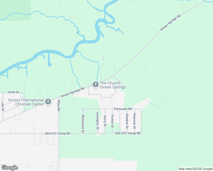map of restaurants, bars, coffee shops, grocery stores, and more near 5912 Lochness Circle in Ocean Springs