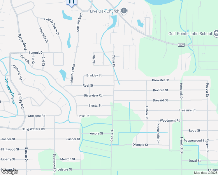 map of restaurants, bars, coffee shops, grocery stores, and more near 7257 Reef Street in Navarre