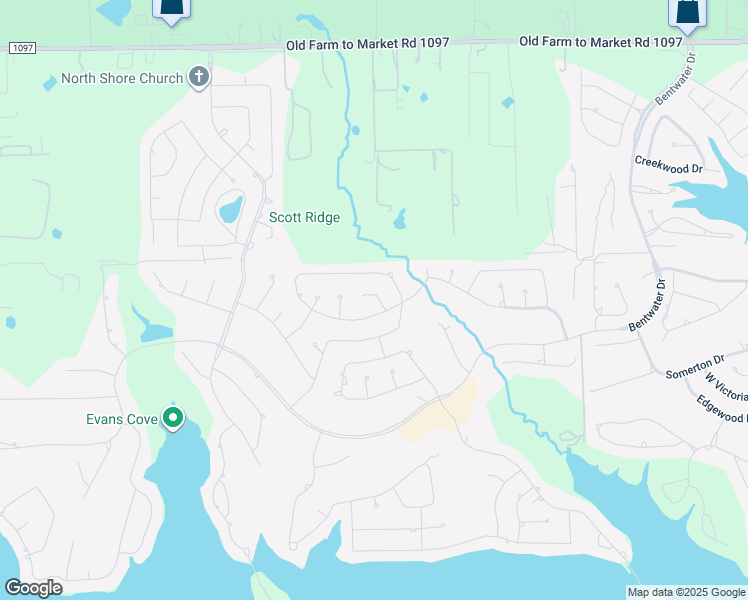 map of restaurants, bars, coffee shops, grocery stores, and more near 31 Monterey Court in Montgomery