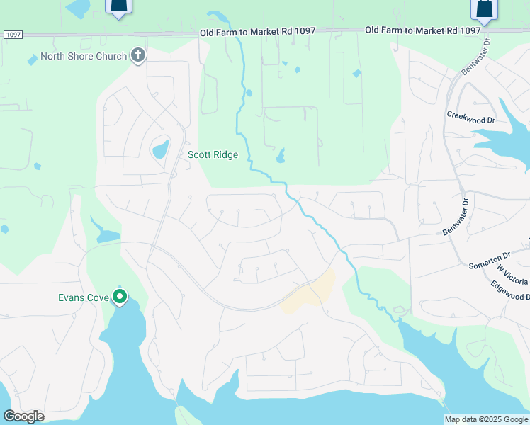 map of restaurants, bars, coffee shops, grocery stores, and more near 31 Monterey Court in Montgomery