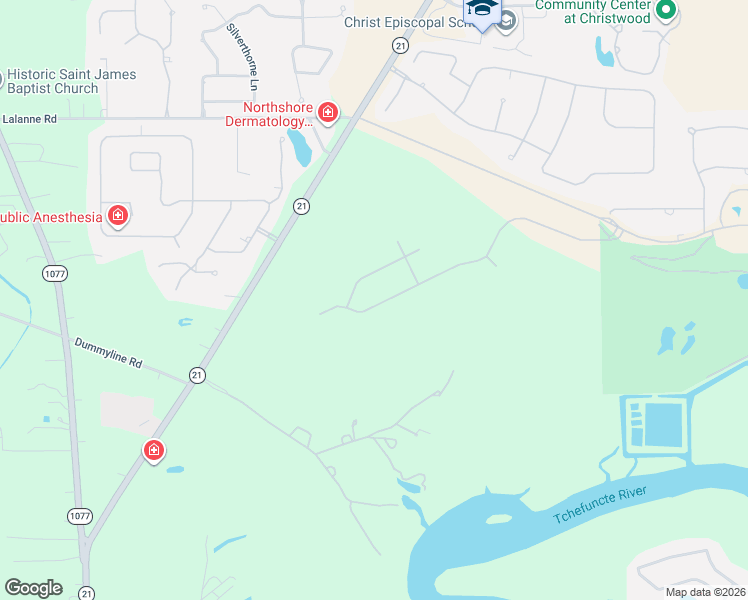 map of restaurants, bars, coffee shops, grocery stores, and more near 82 Thunderbird Drive in Covington