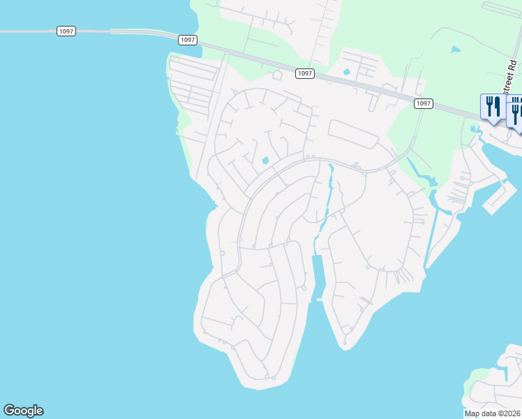 map of restaurants, bars, coffee shops, grocery stores, and more near 12688 Point Aquarius Boulevard in Willis