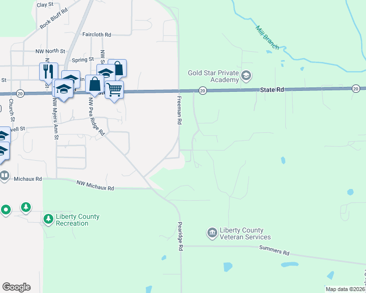 map of restaurants, bars, coffee shops, grocery stores, and more near 12844 Freeman Road in Bristol