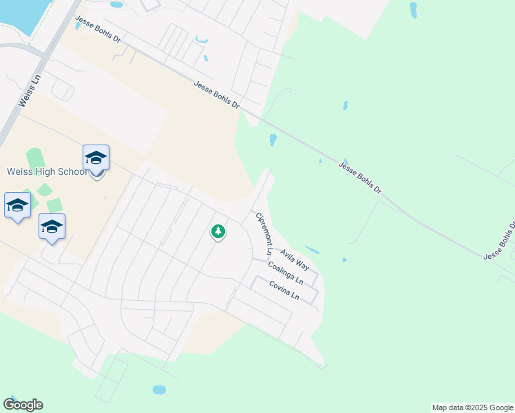 map of restaurants, bars, coffee shops, grocery stores, and more near 17501 Chino Lane in Pflugerville