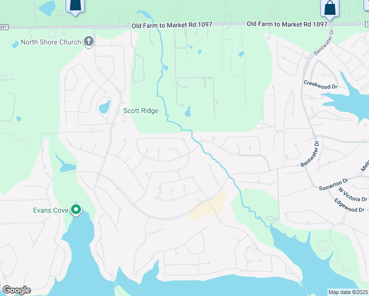 map of restaurants, bars, coffee shops, grocery stores, and more near 31 Monterey Court in Montgomery