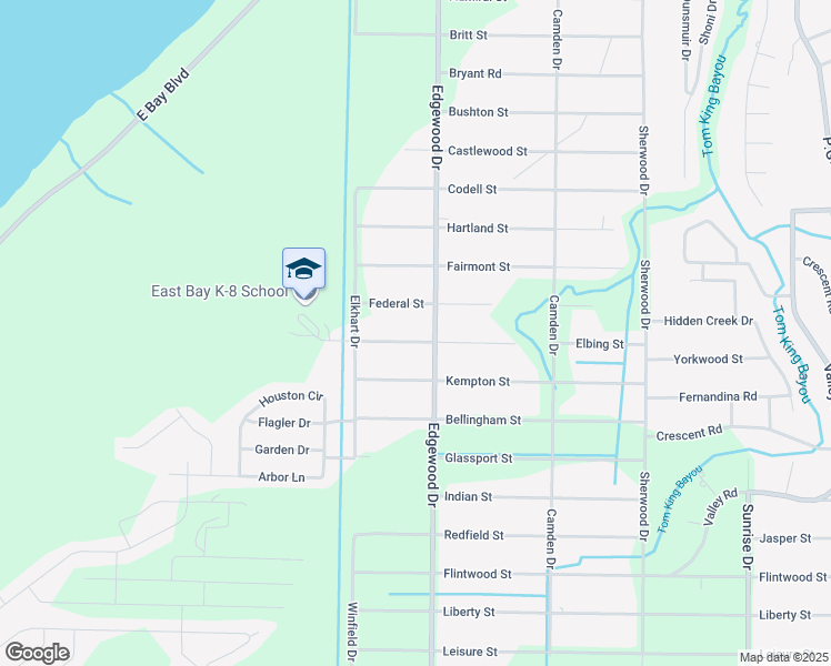 map of restaurants, bars, coffee shops, grocery stores, and more near 6568 Fern Street in Navarre