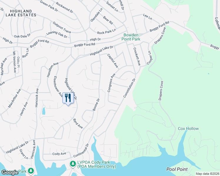 map of restaurants, bars, coffee shops, grocery stores, and more near 20101 Carnege Cove in Leander