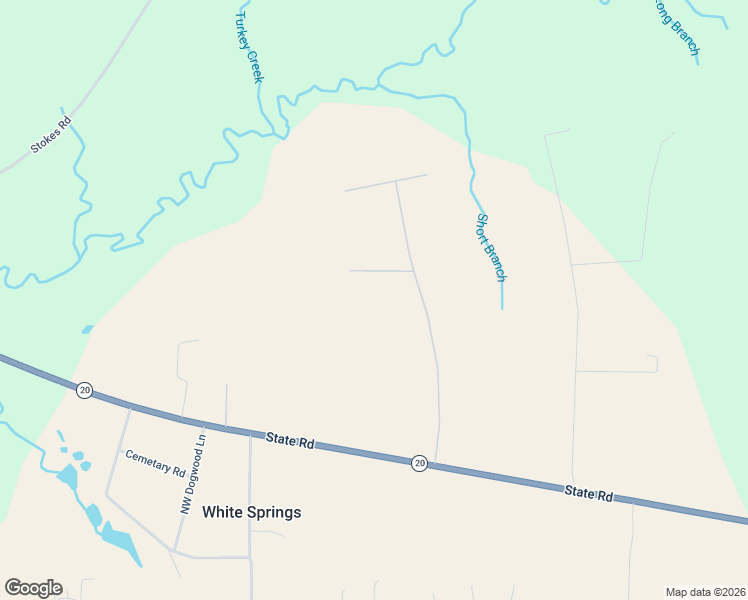 map of restaurants, bars, coffee shops, grocery stores, and more near in White Springs
