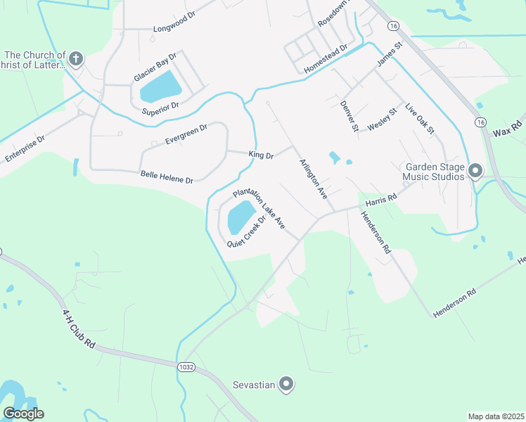 map of restaurants, bars, coffee shops, grocery stores, and more near 8416 Quiet Creek Drive in Denham Springs