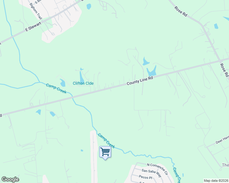 map of restaurants, bars, coffee shops, grocery stores, and more near 8630 County Line Road in Willis