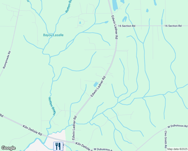 map of restaurants, bars, coffee shops, grocery stores, and more near 9571 Edwin Ladner Road in Pass Christian
