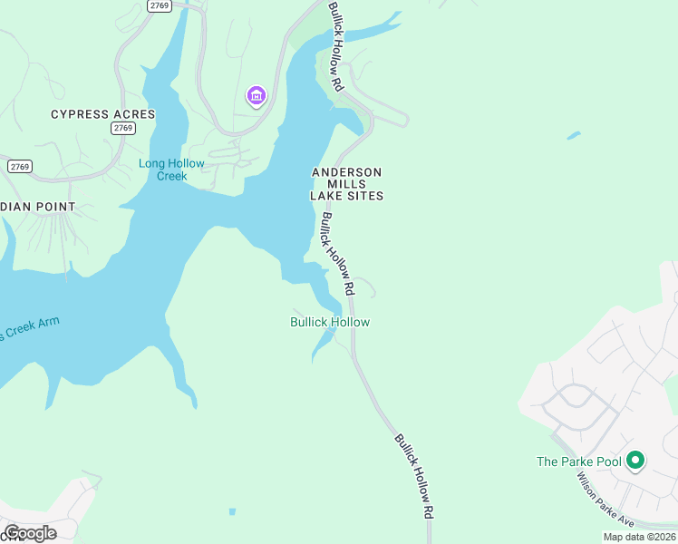 map of restaurants, bars, coffee shops, grocery stores, and more near 13401 Bullick Hollow Road in Austin