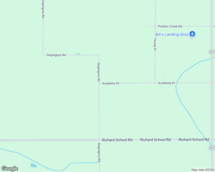 map of restaurants, bars, coffee shops, grocery stores, and more near 2088-2094 Academy Road in Eunice