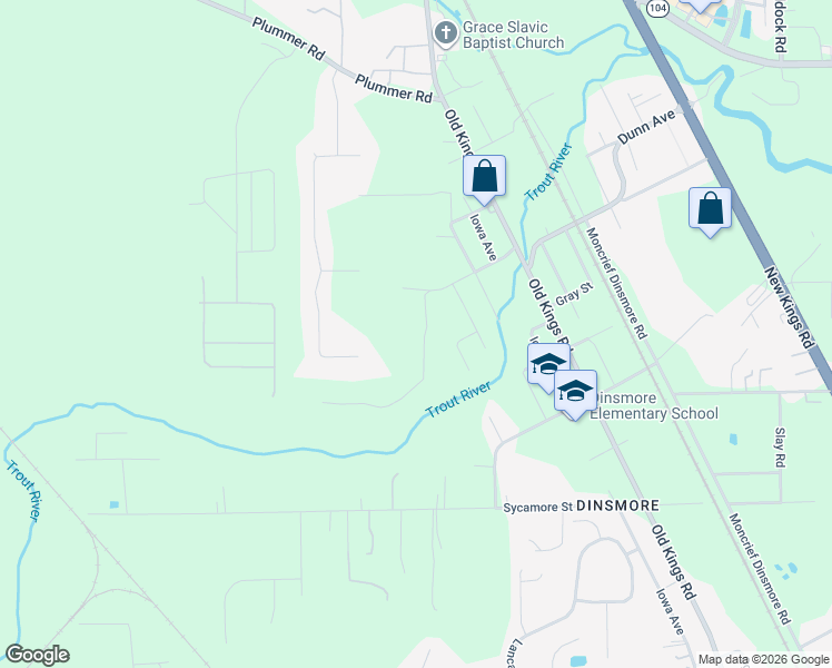 map of restaurants, bars, coffee shops, grocery stores, and more near 10784 Boddens Road in Jacksonville