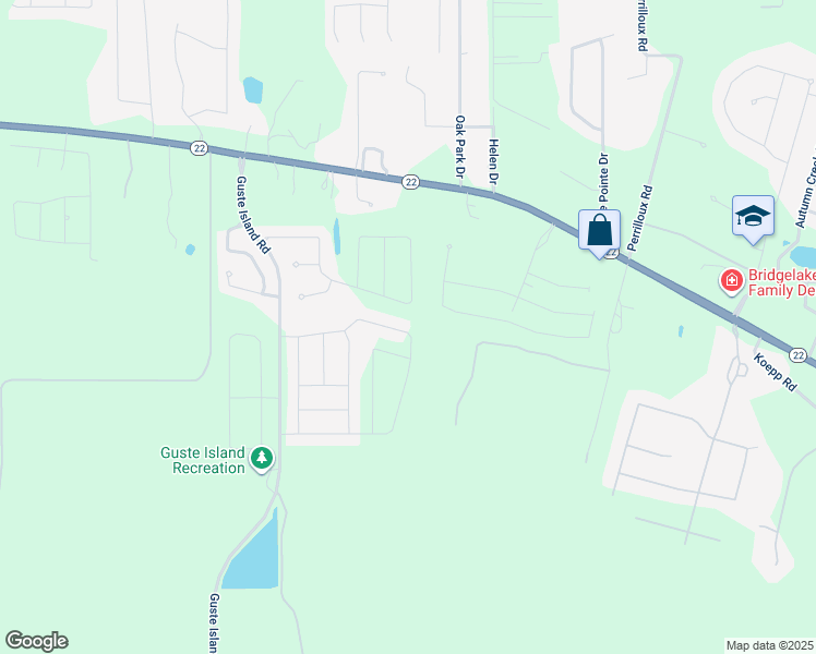 map of restaurants, bars, coffee shops, grocery stores, and more near 1077 Fox Sparrow Loop in Madisonville