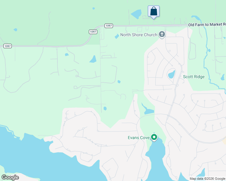 map of restaurants, bars, coffee shops, grocery stores, and more near 18486 Pearson Lane in Montgomery