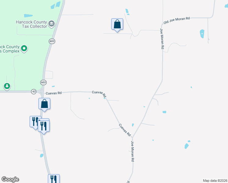 map of restaurants, bars, coffee shops, grocery stores, and more near 17990 Cuevas Road in Kiln