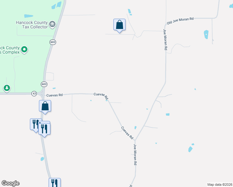 map of restaurants, bars, coffee shops, grocery stores, and more near 17990 Cuevas Road in Kiln