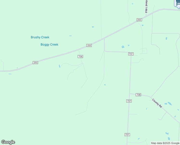 map of restaurants, bars, coffee shops, grocery stores, and more near 325 County Road 736 in Buna