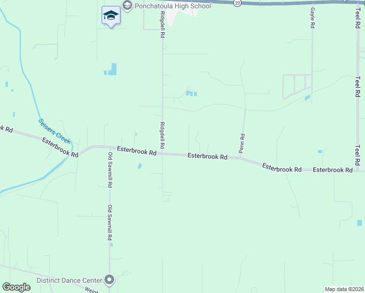 map of restaurants, bars, coffee shops, grocery stores, and more near 20041 Esterbrook Road in Ponchatoula