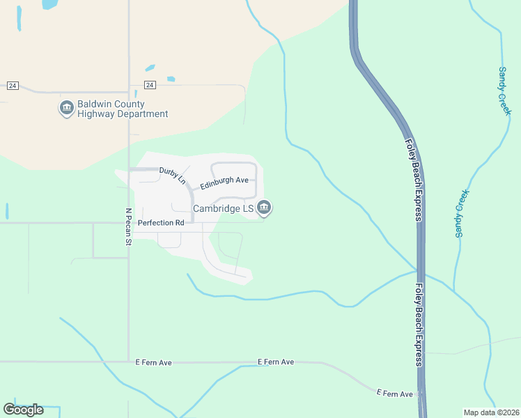 map of restaurants, bars, coffee shops, grocery stores, and more near 554 Leeds Ct in Foley