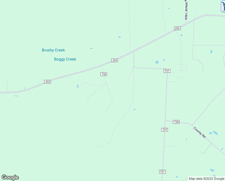 map of restaurants, bars, coffee shops, grocery stores, and more near 325 County Road 736 in Buna