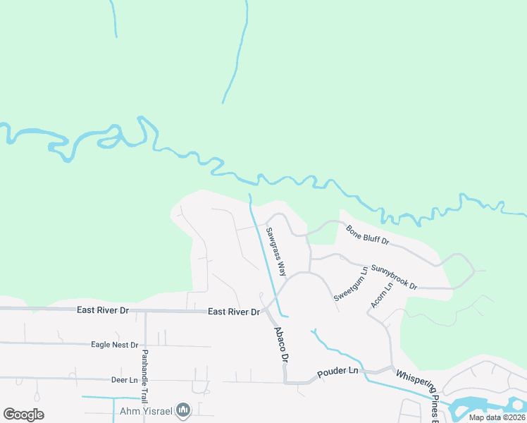 map of restaurants, bars, coffee shops, grocery stores, and more near 2549 Sawgrass Way in Navarre