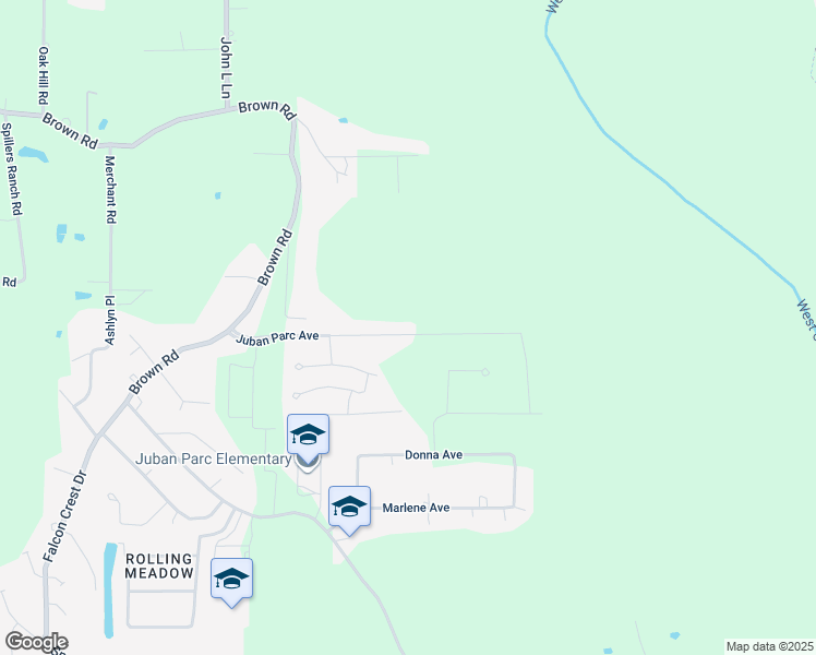 map of restaurants, bars, coffee shops, grocery stores, and more near 11501 Juban Parc Avenue in Denham Springs