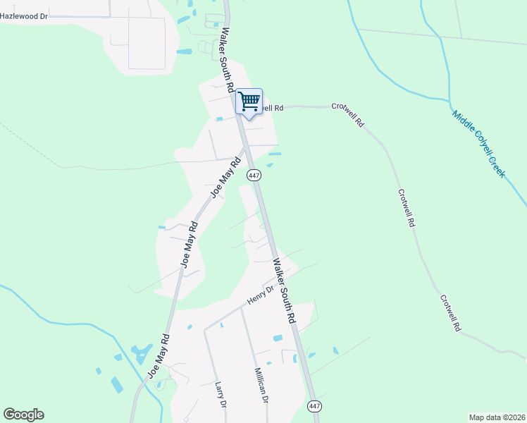 map of restaurants, bars, coffee shops, grocery stores, and more near 24985 Walker South Road in Denham Springs