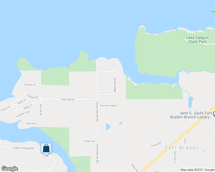 map of restaurants, bars, coffee shops, grocery stores, and more near 18079 Landes Court in Tallahassee