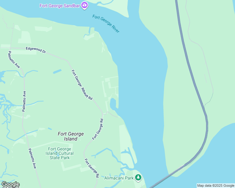 map of restaurants, bars, coffee shops, grocery stores, and more near 11253 Fort George Road in Jacksonville