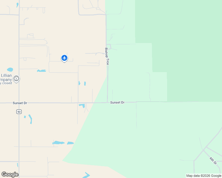 map of restaurants, bars, coffee shops, grocery stores, and more near 33767 Sunset Drive in Lillian