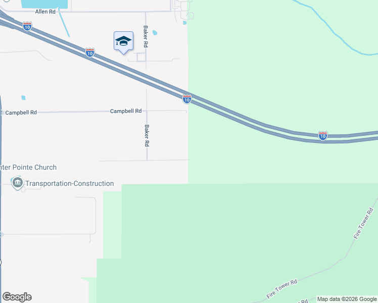 map of restaurants, bars, coffee shops, grocery stores, and more near 5401 Carter Road in Ocean Springs