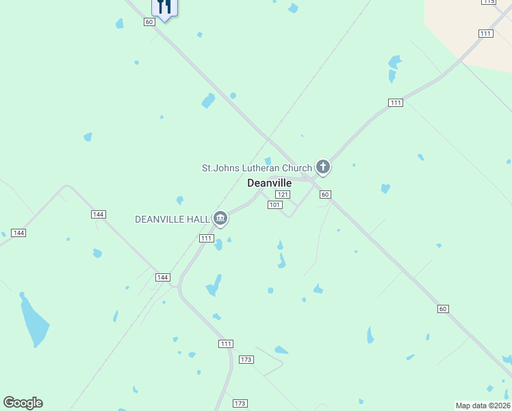 map of restaurants, bars, coffee shops, grocery stores, and more near in Deanville