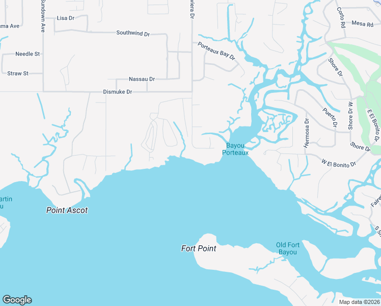 map of restaurants, bars, coffee shops, grocery stores, and more near 6221-6499 Riviera Drive in Biloxi